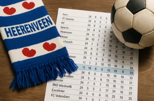 SC Heerenveen op de ranglijst: stand, vorm en wat je moet weten